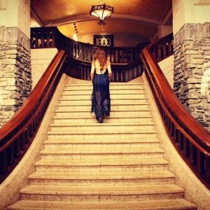 fairmont banff grand staircase, a good reason to travel