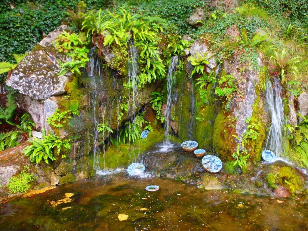 The Waterfall at the Bog Garden