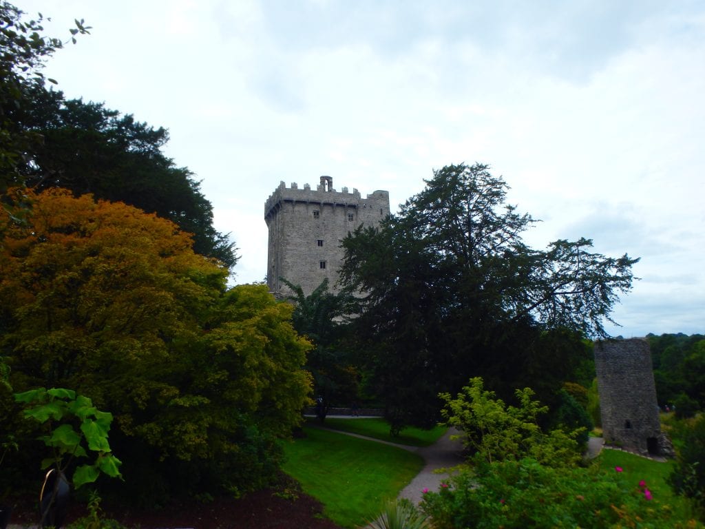 walking through Blarney castle and gardens