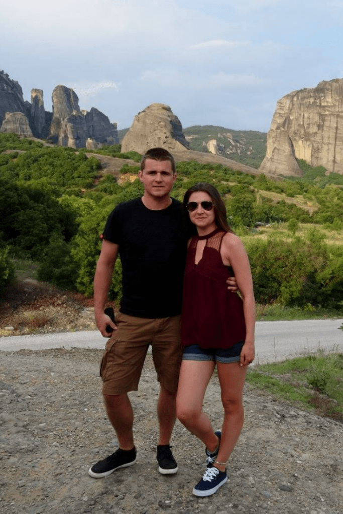meteor greece couple travel