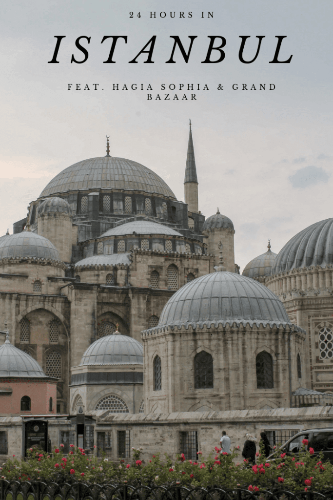 We visited the city of Istanbul on a long layover and we fit so much into 24 hours. From the Grand Bazaar to Hagia Sophia, here's our detailed itinerary. 