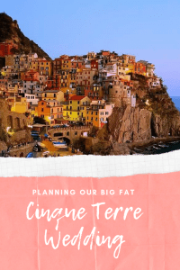 Planning a Cinque Terre Wedding. Here, we explain how we chose a venue and wedding planner for the most important day of our lives.