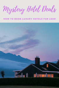 Ever heard of a Mystery Hotel deal? I'm going to tell you how you can get a few nights in a luxury hotel for half the price.