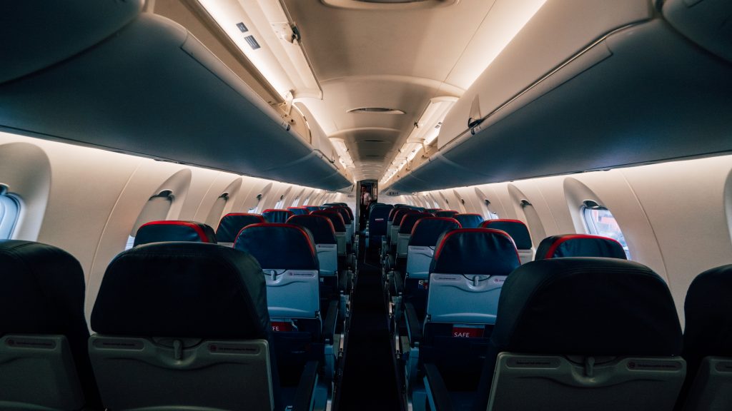 empty seats on a plane 